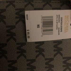 Michael Kors Center Stripe Clutch